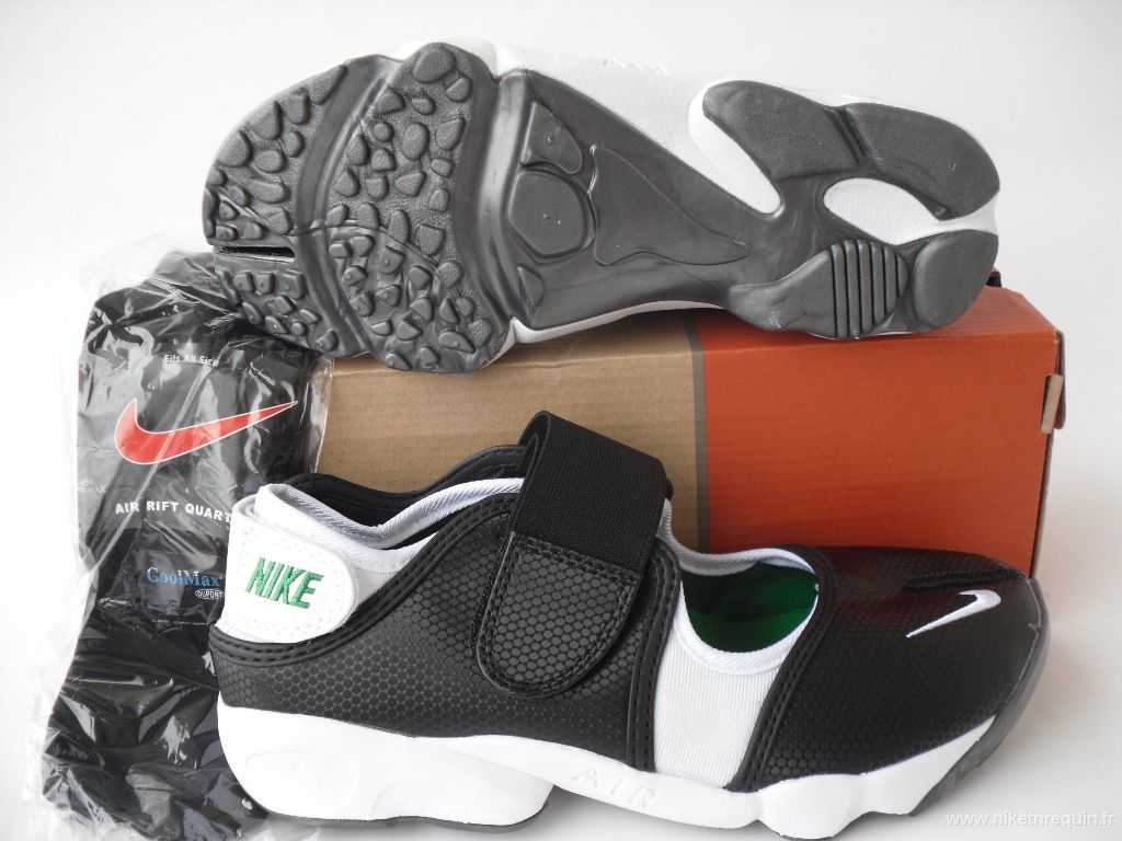 Nouveau style luxueux baskets Nike Shox Rift noire (1)